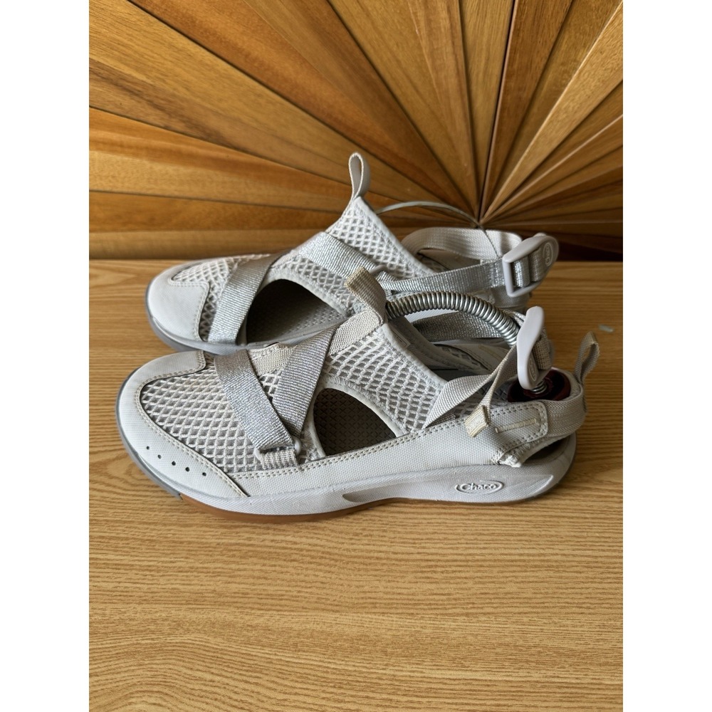 Chaco Women's Light Gray Mesh Sport Sandals